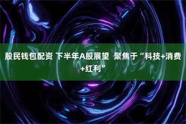 股民钱包配资 下半年A股展望  聚焦于“科技+消费+红利”